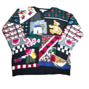 Eagles Eye Vintage Sweater Womens size small Wool knit